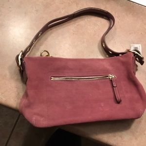 Small magenta coach bag